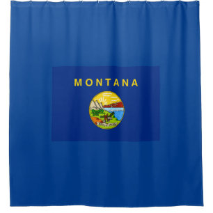 Cortina Para Box Bandeira do Estado de Montana