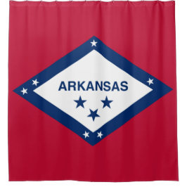 Cortina Para Box Bandeira do Estado do Arkansas