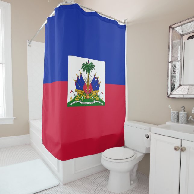 Cortina Para Box Bandeira do Haiti (In Situ)