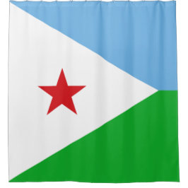 Cortina Para Box Bandeira do Jibuti (nação africana)