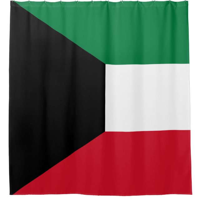 Cortina Para Box Bandeira do Kuwait (Frente)