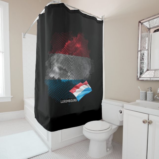 Cortina Para Box bandeira do Luxemburgo (In Situ)