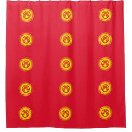 Cortina Para Box Bandeira do Quirguistão
