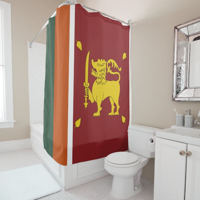 Cortina Para Box Bandeira do Sri Lanka (In Situ)