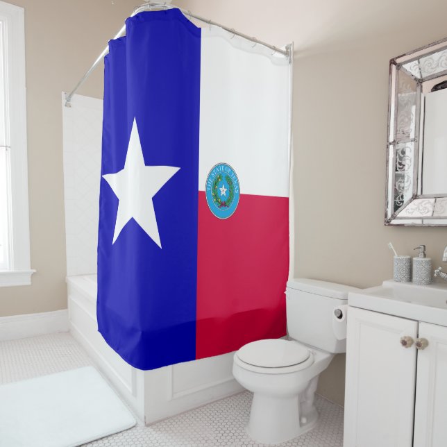 Cortina Para Box Bandeira do Texas (In Situ)