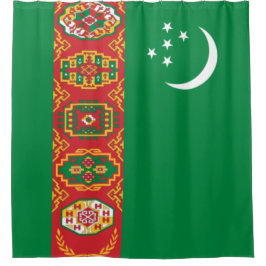 Cortina Para Box Bandeira do Turcomenistão (Turcomenistão)