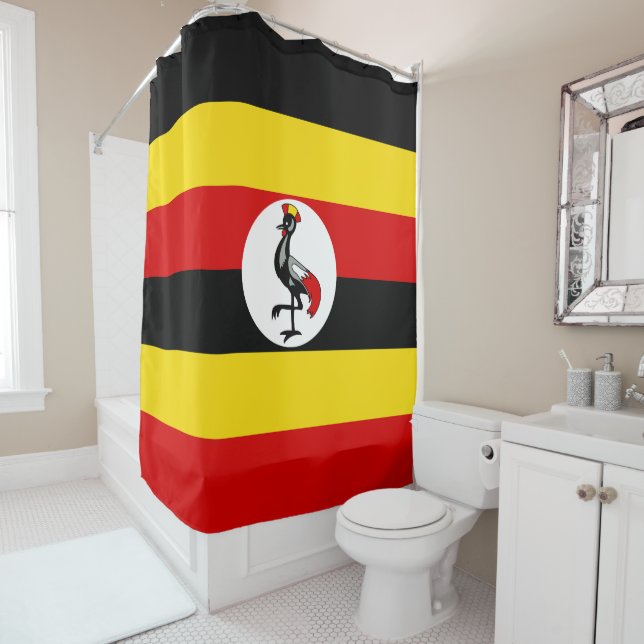 Cortina Para Box Bandeira do Uganda (In Situ)