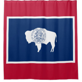 Cortina Para Box Bandeira do Wyoming
