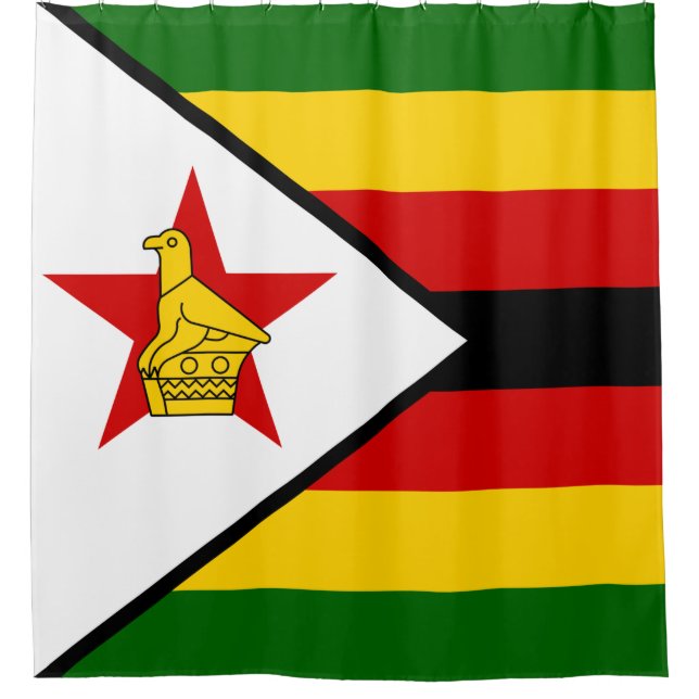 Cortina Para Box Bandeira do Zimbabué (Frente)