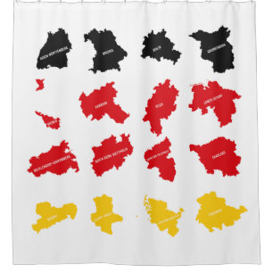 Cortina Para Box Bandeira dos Estados Alemães