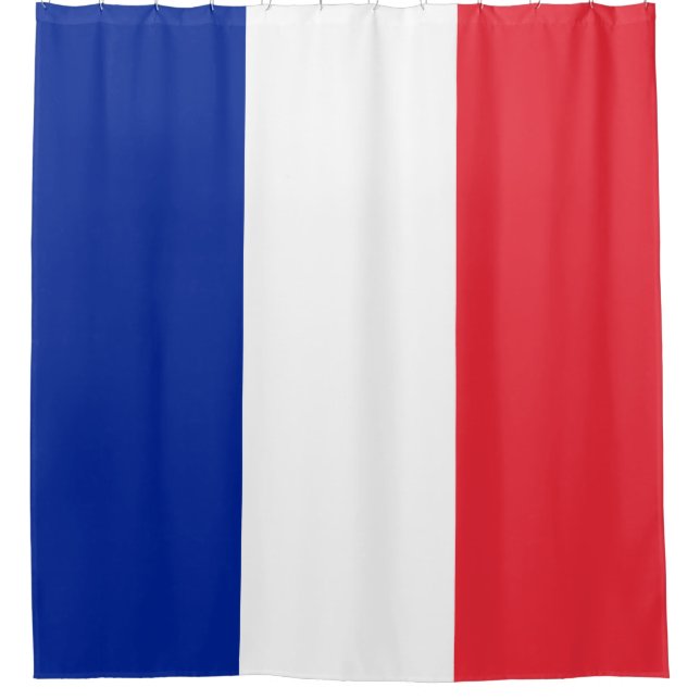 Cortina Para Box Bandeira francesa (França) (Frente)