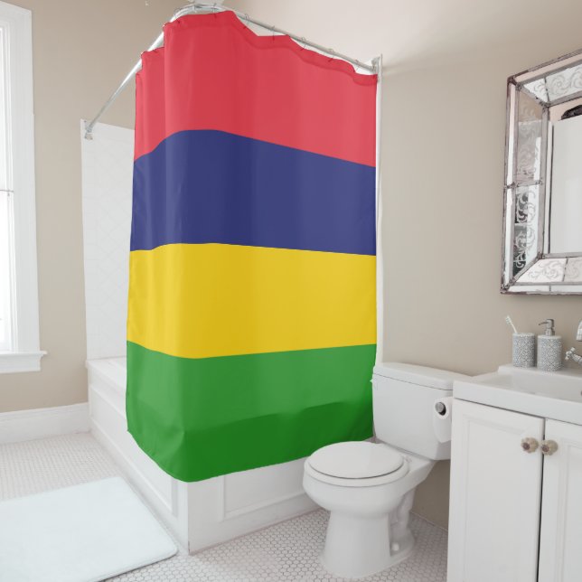 Cortina Para Box Bandeira Maurícia (In Situ)