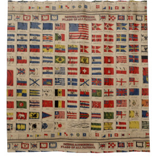 Cortina Para Box Bandeiras históricas do mundo (1869)