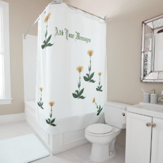 Cortina Para Box Bane Botânica do Lobo Amarelo Personalizado