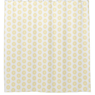 Cortina Para Box Banho Amarelo Dourado