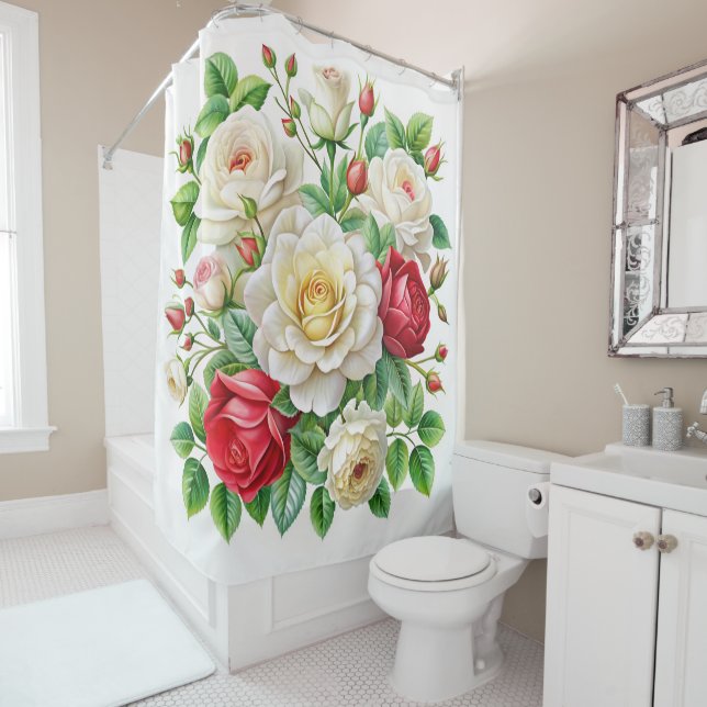 Cortina Para Box Bantry Bay Rosa 4K Digital Illustration (In Situ)