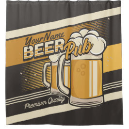 Cortina Para Box Bar de Pub de Cerveja Fria Personalizada Premium