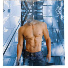 Cortina Para Box Barba sexy de SlipperyJoe, um homem latim cabeludo