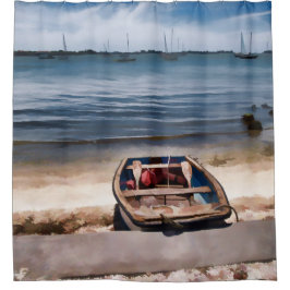 Cortina Para Box Barco de Linha Vibrante