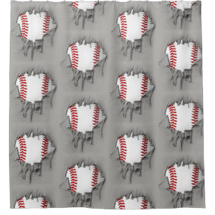 Cortina Para Box Baseball Rasgado