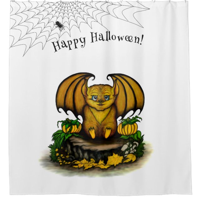 Cortina Para Box Bat Bonito do Halloween (Frente)