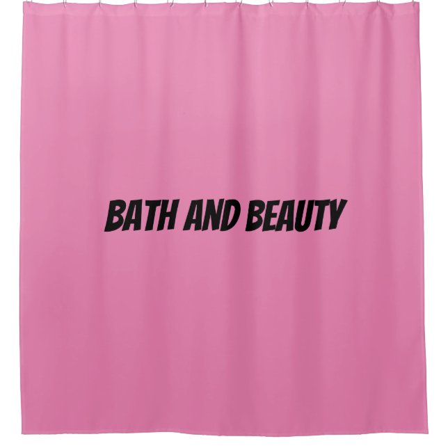 Cortina Para Box Bath and Beauty (Frente)