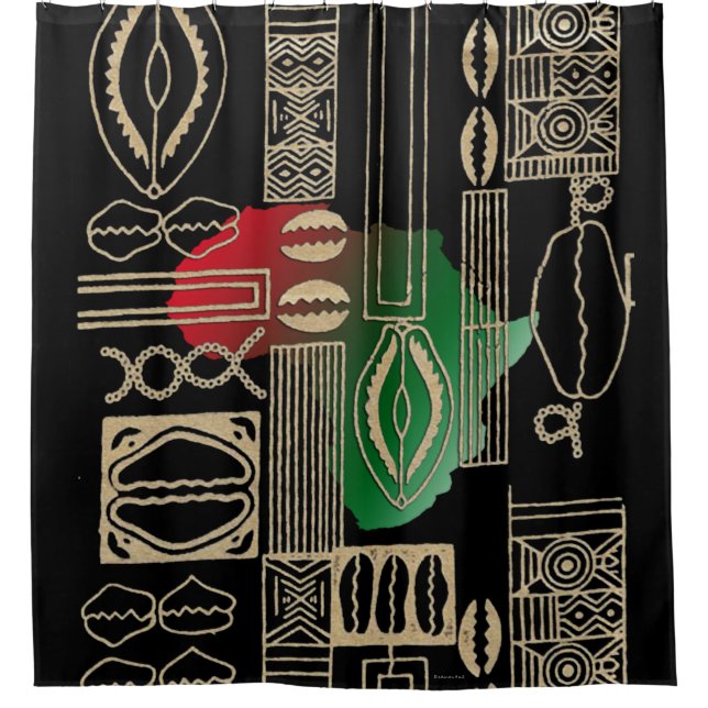 Cortina Para Box Batik Miçanga Motif (Frente)