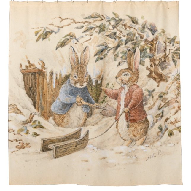 Cortina Para Box Beatrix Potter Winter Season (Frente)