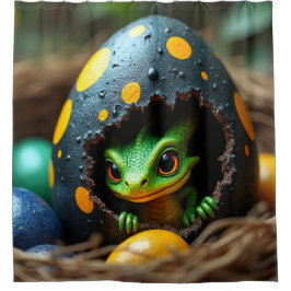 Cortina Para Box Bebê Dragão Hatching