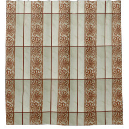 Cortina Para Box Beira mediterrânea decorativa de Brown