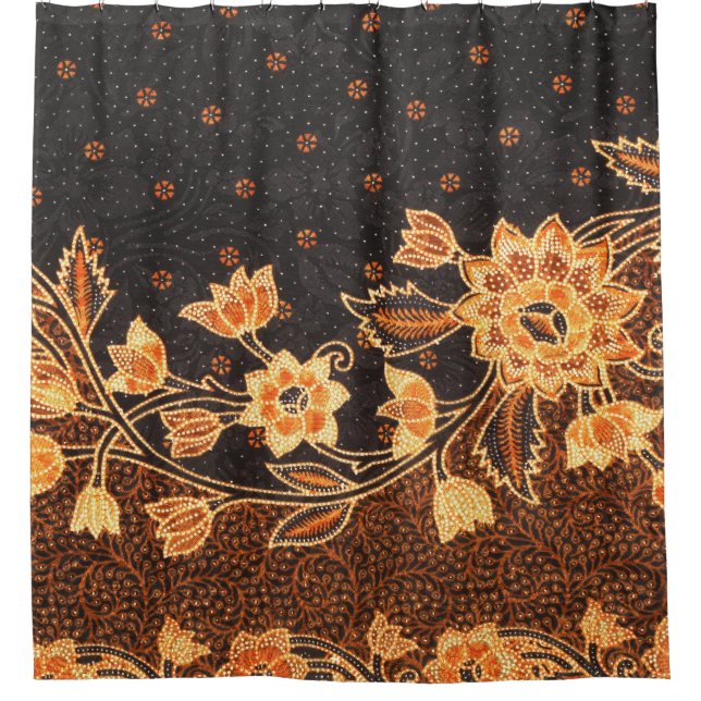 Cortina Para Box Beleza de Batik, Indonésia malaia (Frente)