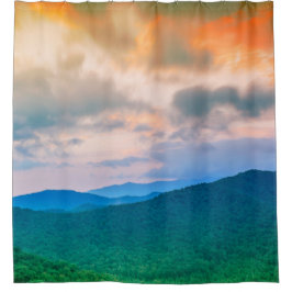 Cortina Para Box Belo céu, nuvens vermelhas