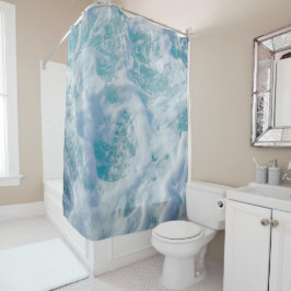 Cortina Para Box belo mar ​ espuma ​