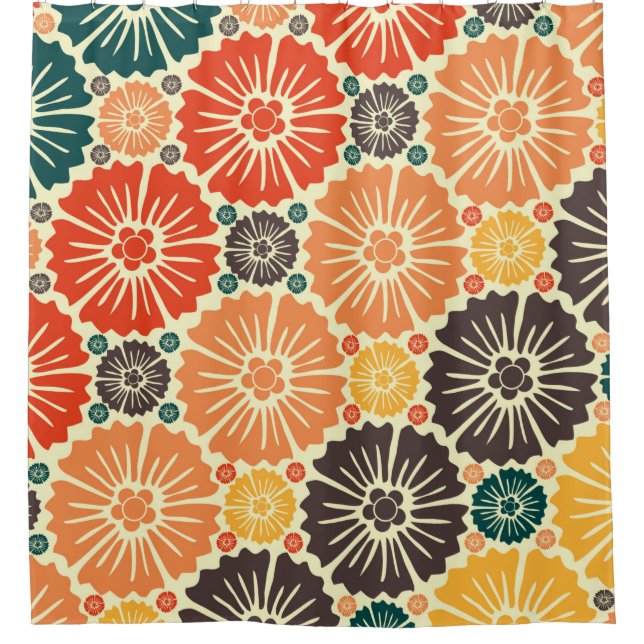 Cortina Para Box Belo retro-art nouveau (Frente)