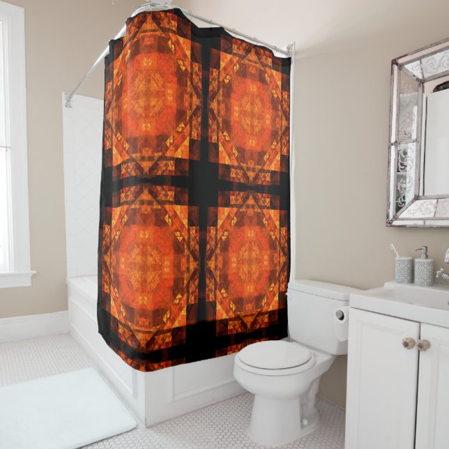 Cortina Para Box Bênção da Abstrato Art (In Situ)