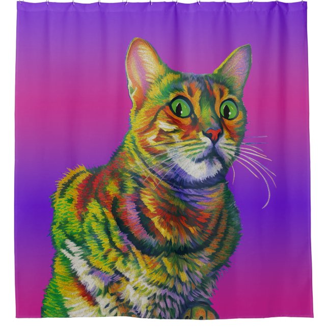 Cortina Para Box Bengal Olhando para você (Frente)