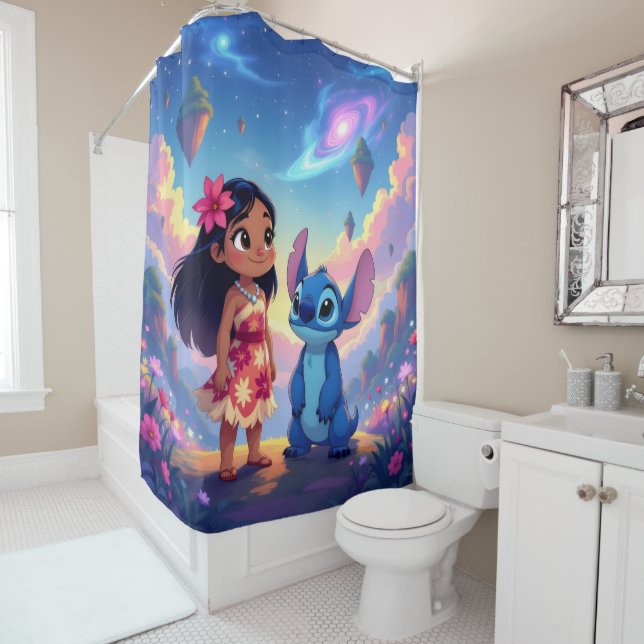 Cortina Para Box Beste Freunde fürs Leben – Lilo & Stitch   (In Situ)