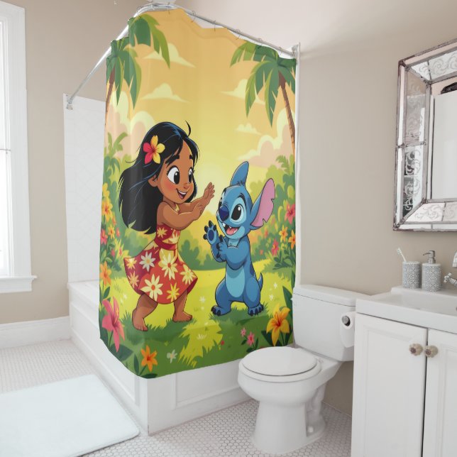Cortina Para Box Beste Freunde fürs Leben – Lilo & Stitch   (In Situ)
