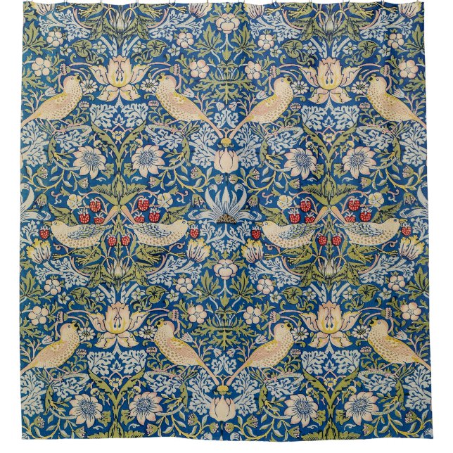 Cortina Para Box Bird Art Nouveau Design (Frente)