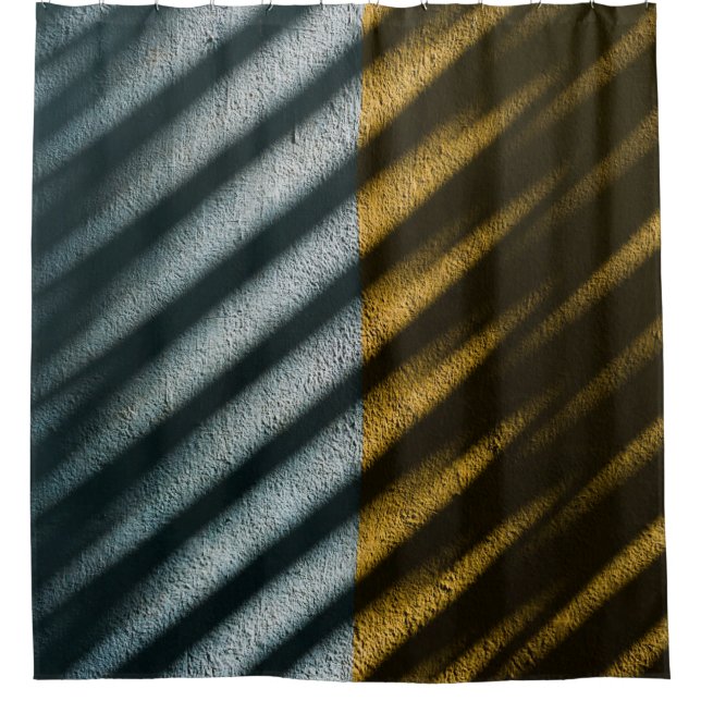 Cortina Para Box Black and brown striped textile (Frente)