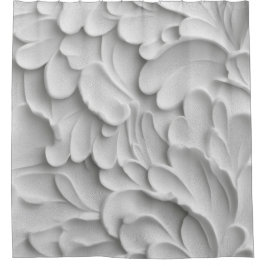 Cortina Para Box Black & Ivory Textured Shower Curtain 