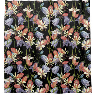 Cortina Para Box Bladder Campion Bells: Watercolor Floral
