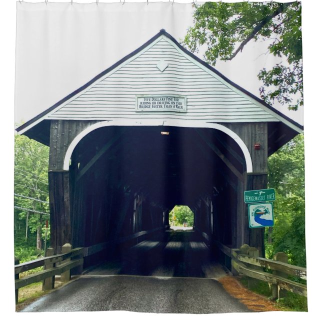 Cortina Para Box Blair Covered Bridge (Frente)