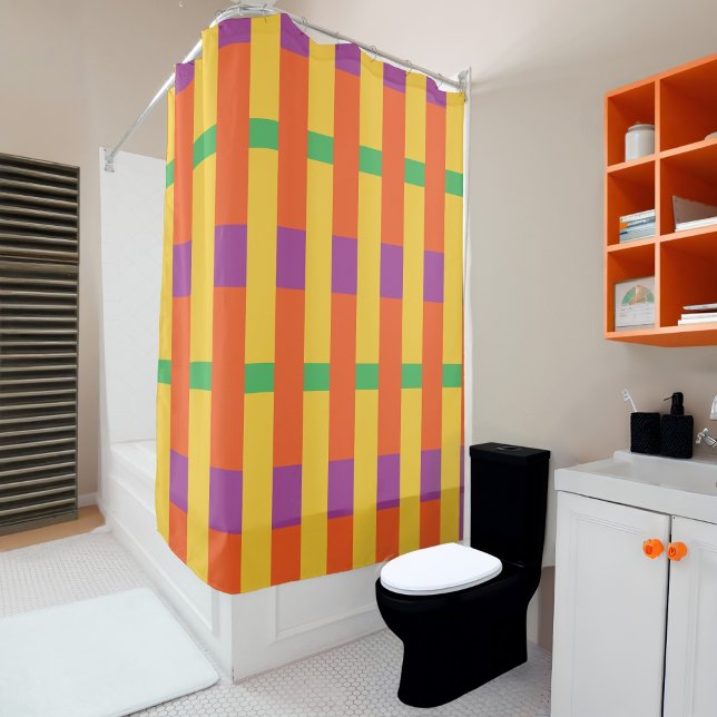 Cortina Para Box Blocos de cores (Criador carregado)