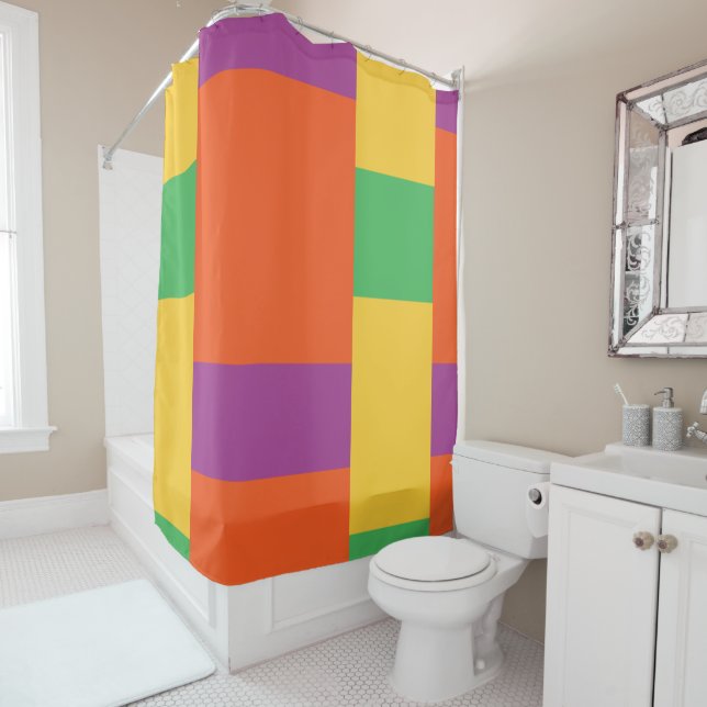 Cortina Para Box Blocos de cores (In Situ)