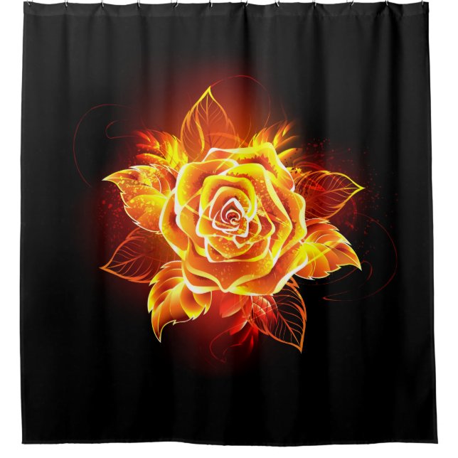Cortina Para Box Blooming Fire Rosa (Frente)