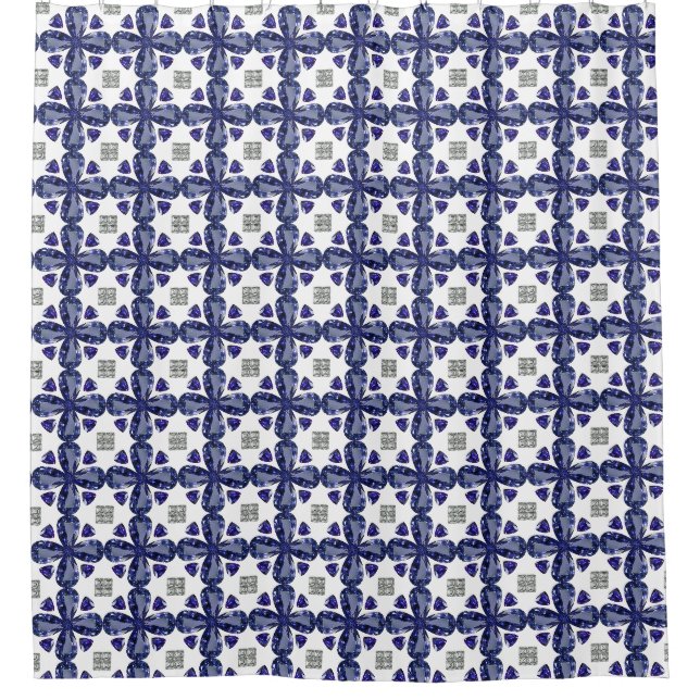 Cortina Para Box Blue Clover (Frente)