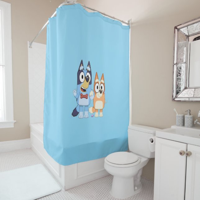 Cortina Para Box Bluey Shower Curtain (In Situ)