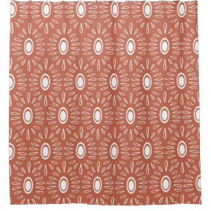 Cortina Para Box Boho Chic Flowers: Design moderno sem costura