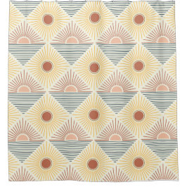 Cortina Para Box Boho Sun Pattern